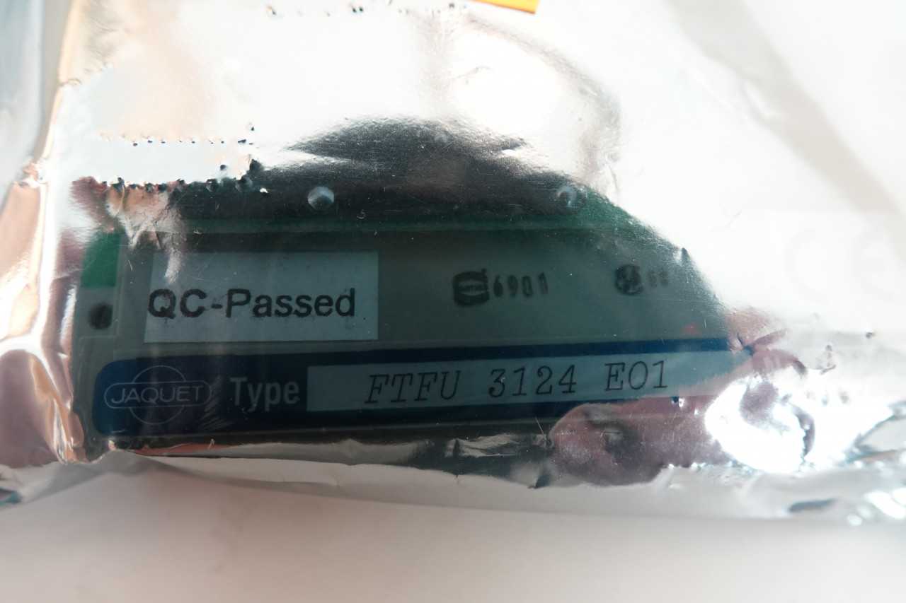Jaquet FTFU3124E01 Overspeed Protection Relay Card - AUTOMATION & CONTROLS