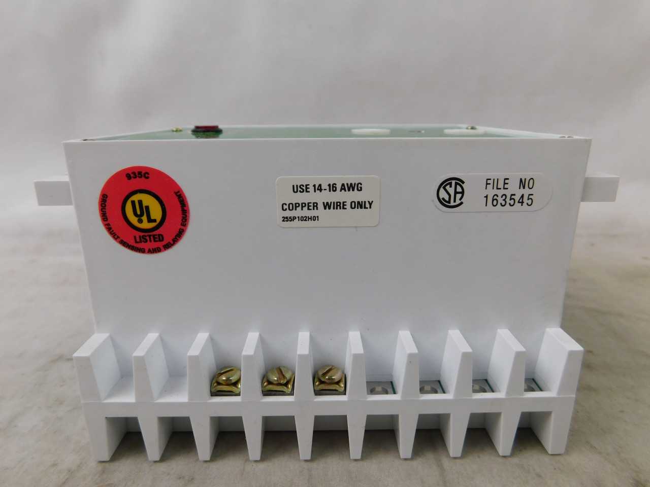 Eaton GFR60E Ground Fault Relay - ELECTRICAL COMPONENTS