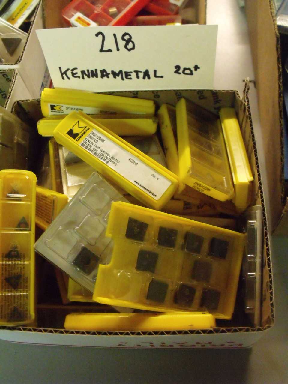 New Kennametal Carbide Inserts 20 Plus Boxes - MACHINING ACCESSORIES & TOOLING