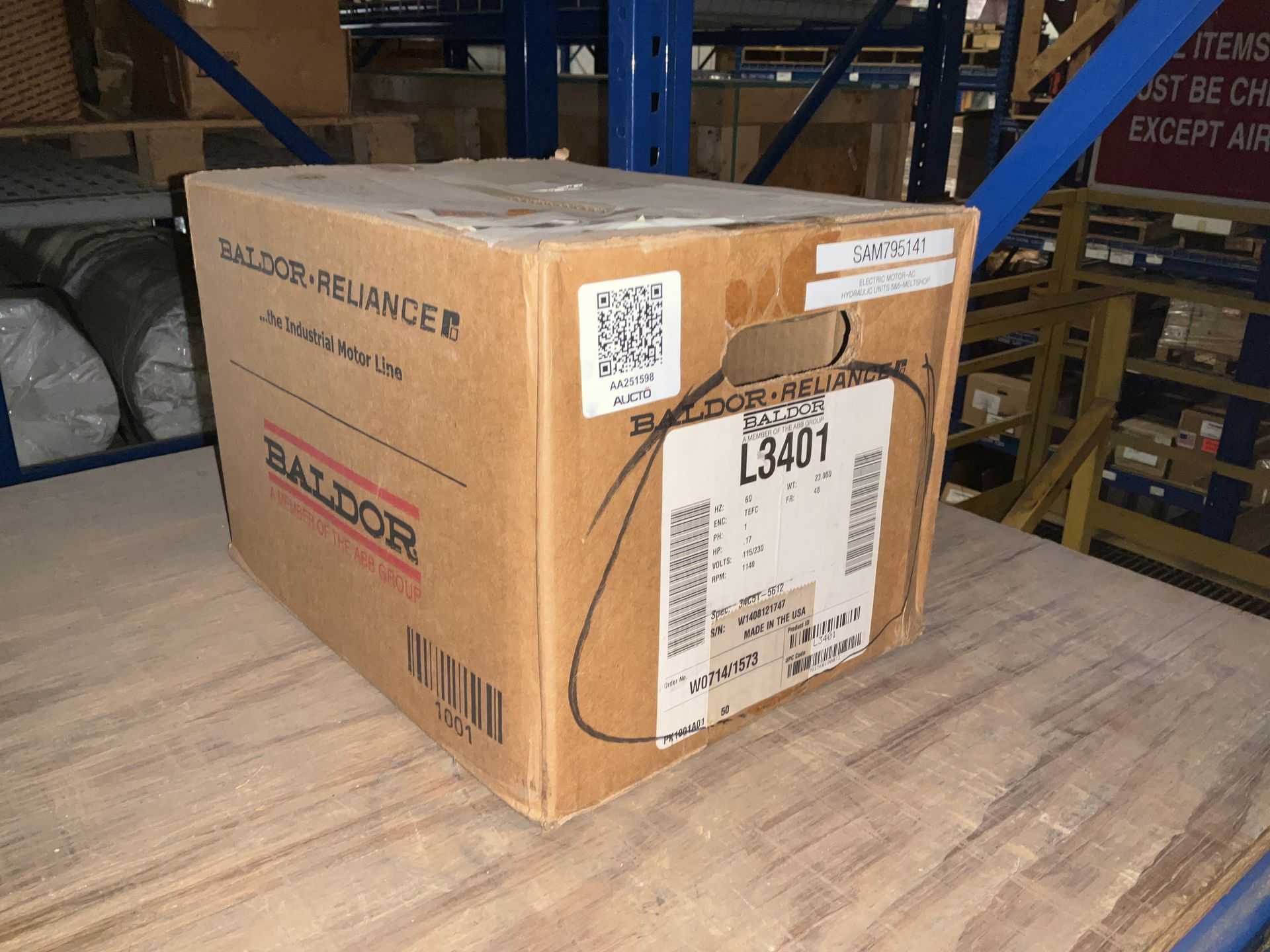 BALDOR RELIANCE L3401 AC MOTOR - AC MOTOR