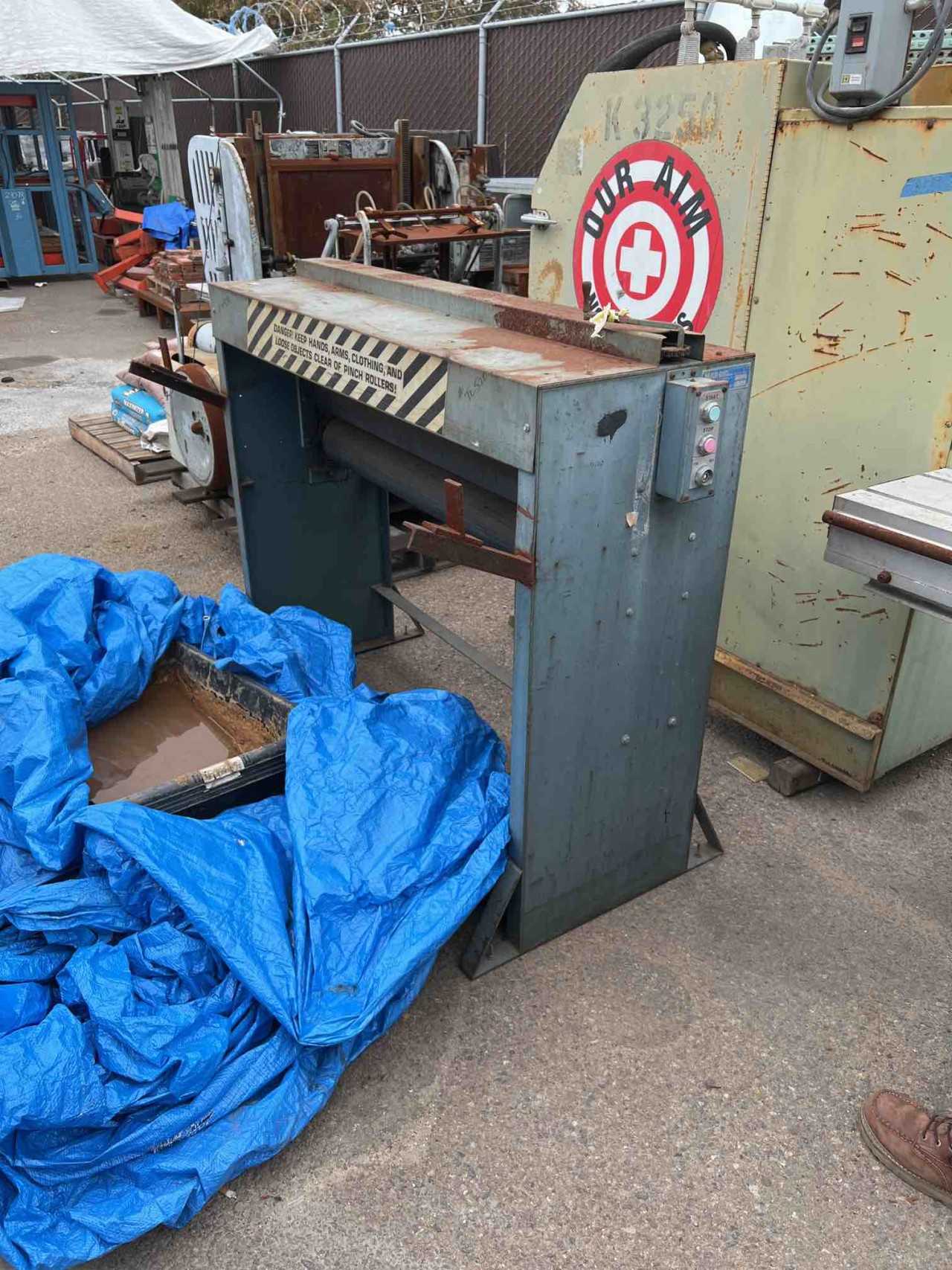 Marbel PR-6 Closed End Pinch Roller Pinch Roller - PROCESS EQUIPMENT