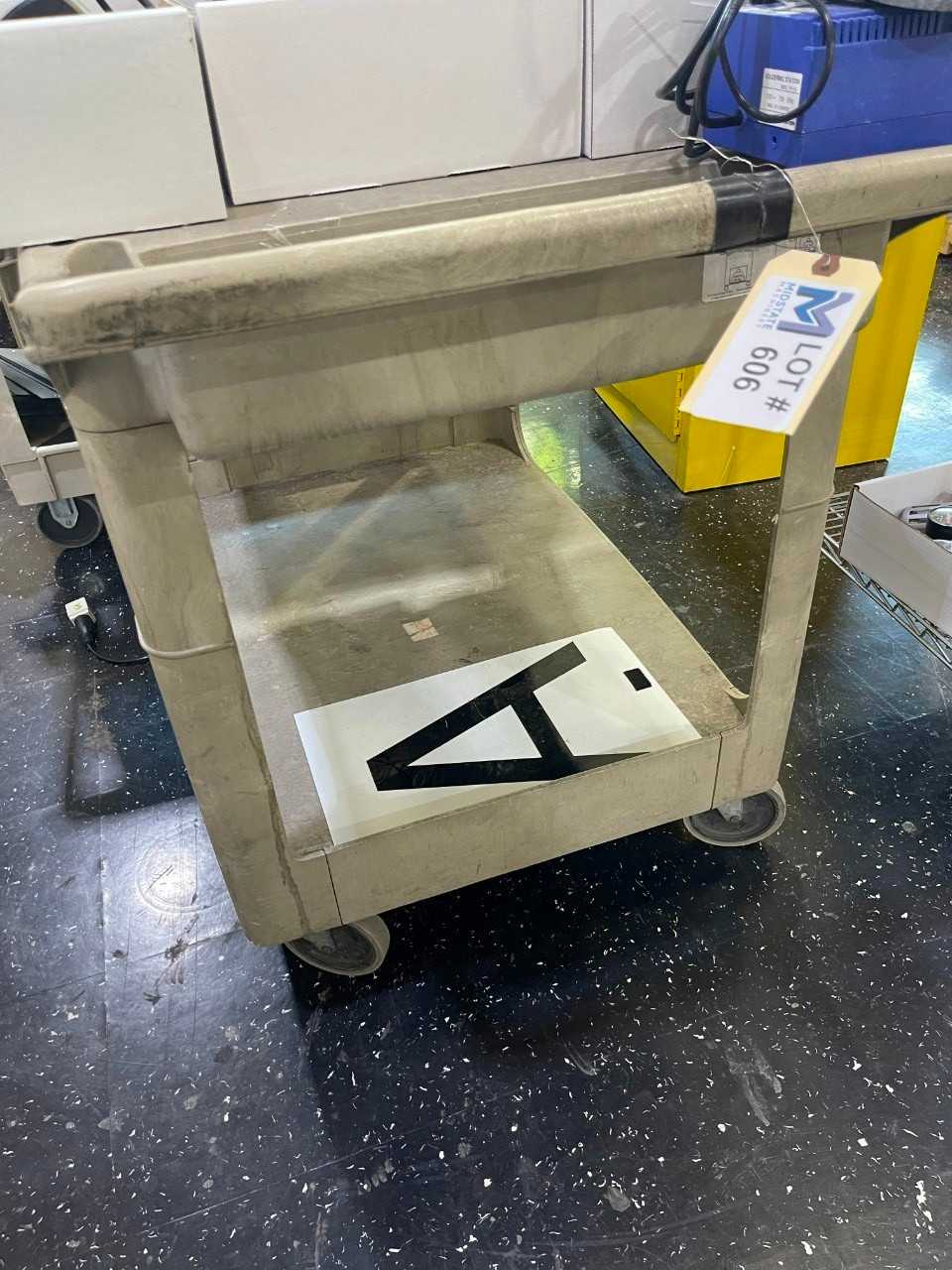 Plastic Rolling Cart No Contents - ROLLING CARTS