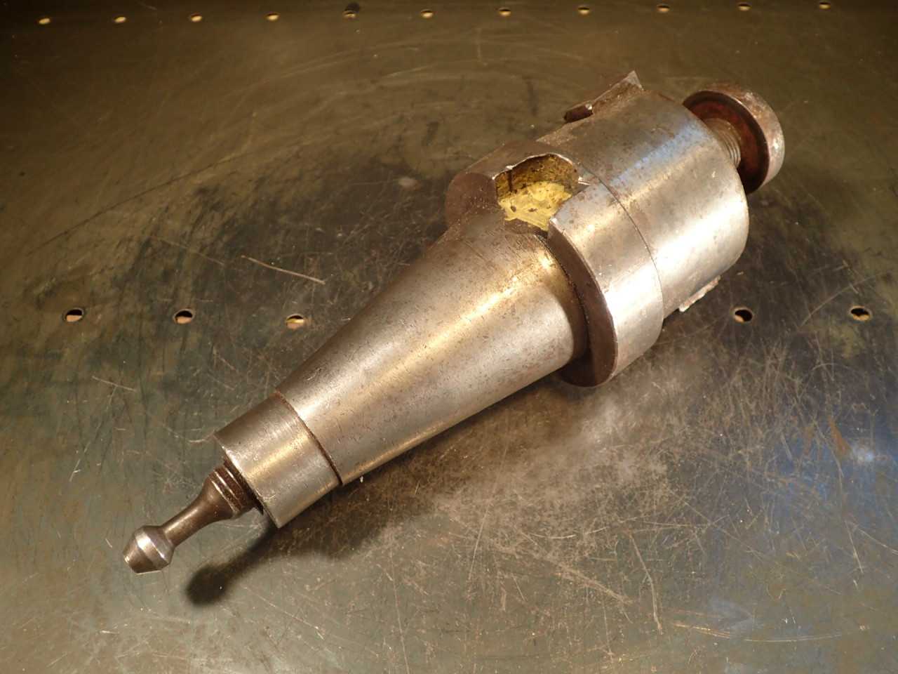 1-1/2" Shell Mill Arbor Tool Holder: 3" Projection, NMTB-50 Taper Shank - HOLEMAKING TOOLS