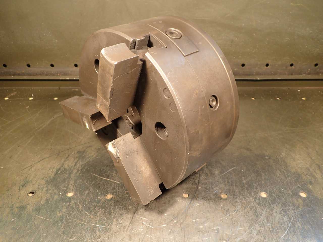 Rohm 16MNCR5 8" CNC Power Lathe Chuck: 1-1/2" Thru Hole, A2-6 Back - HOLEMAKING TOOLS