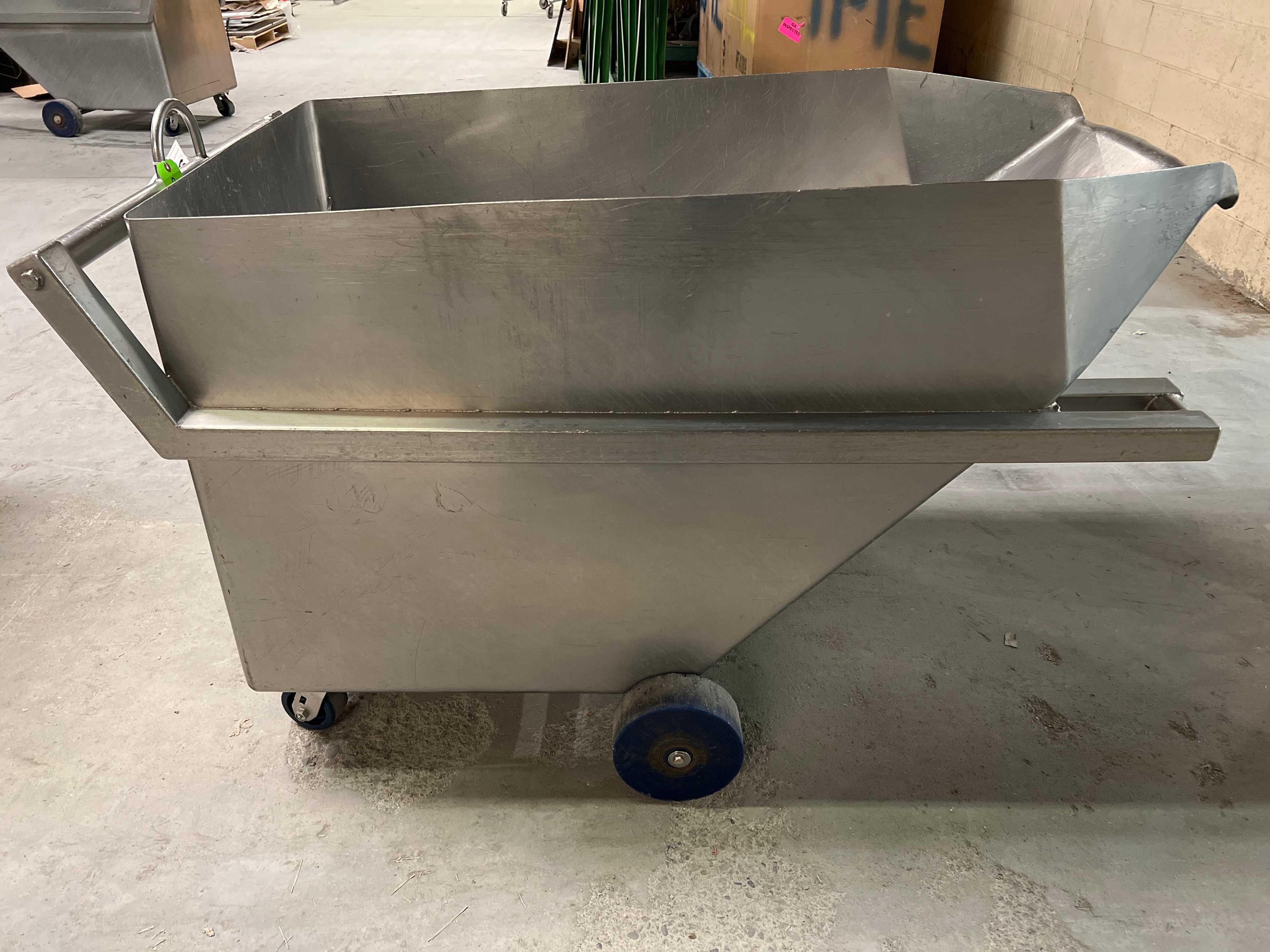 Stainless Steel Dump Cart Hopper