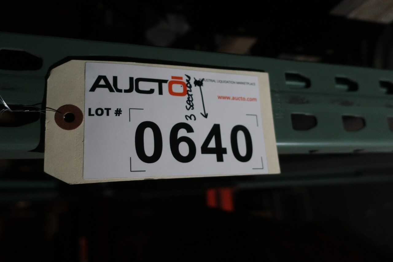 CONTENTS OF 3X SECTIONS OF PALLET RACKING (EXCLUDES LOT 635), ASSORTED COAL TURBINE CONTROL REPLACEMENT PARTS, 2IN BALL VALVES, FOXBORO RTT20 TRANSMITTERS, FALK COUPLINGS - PALLET RACKING