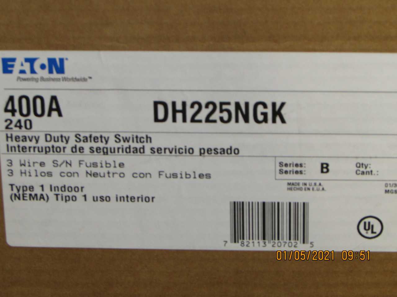 Eaton Safety Switches - DISCONNECT SWITCHES