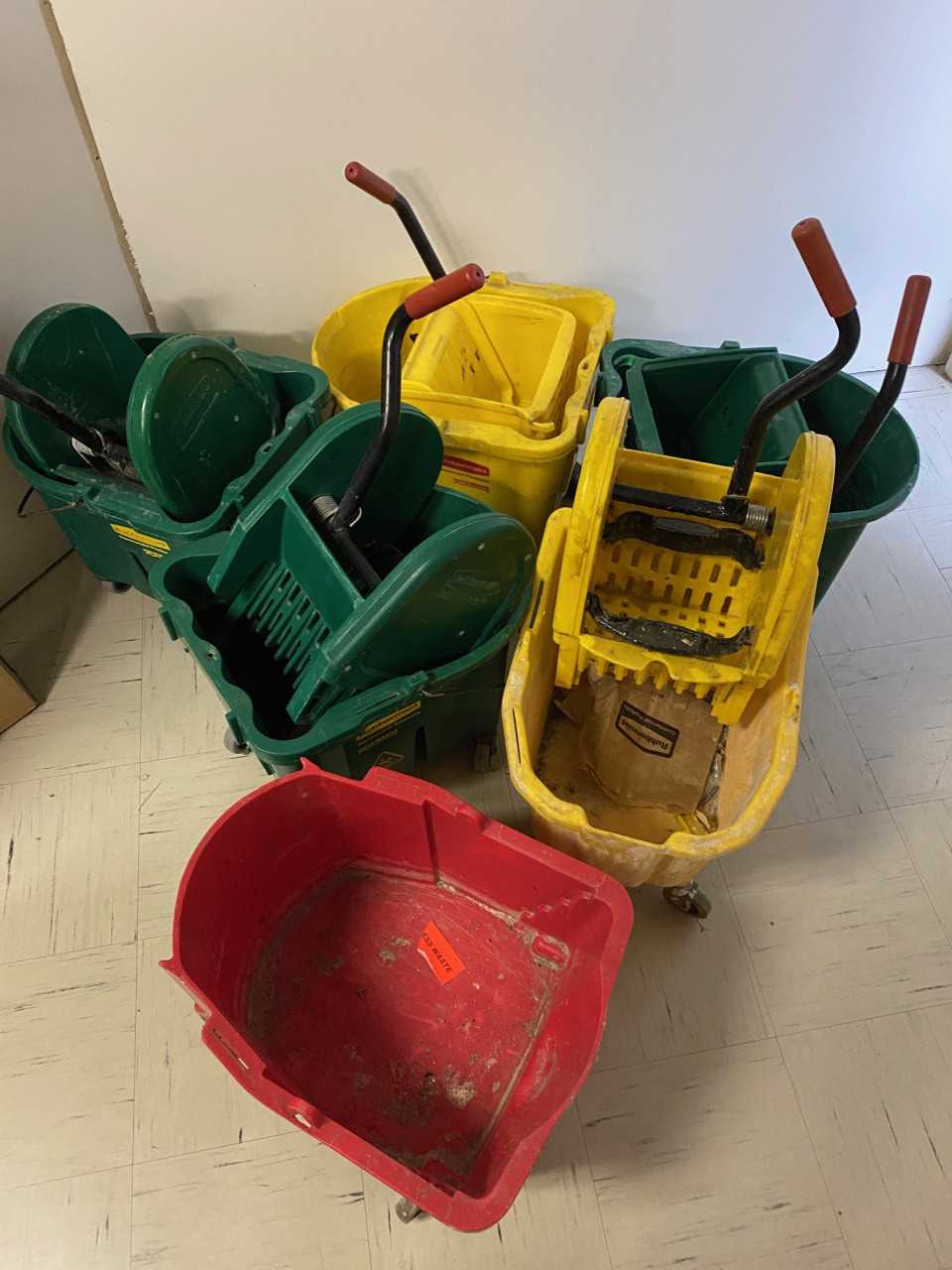 Lot of Janitorial Cleaning Supplies - MATERIAL HANDLING