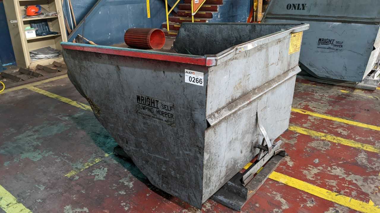 Wright self dumping hopper - WASTE BINS Wright self dumping hopper - WASTE BINS