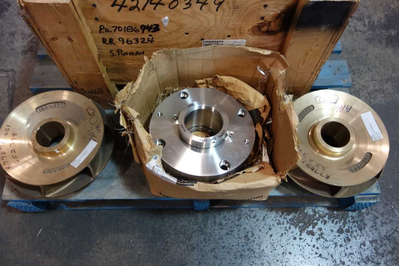 1 PALLET OF ASSORTED PUMP REPLACEMENT PARTS & ACCESSORIES- GOULDS, JOHN CRANE, FLOWSERVE - PUMPS