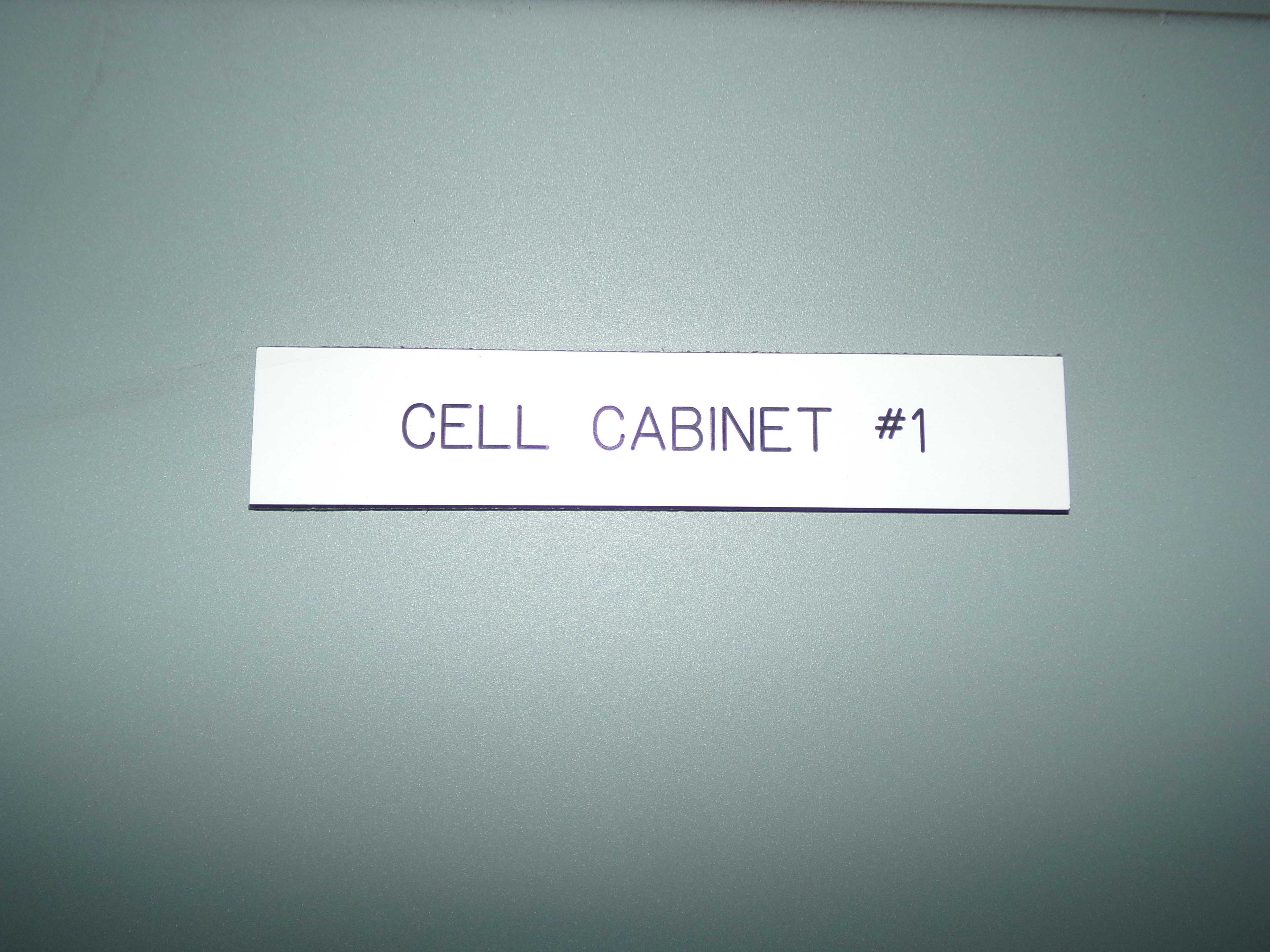 SIEMENS CELL CABINET #1S, 3 SECTIONS - TOOL STORAGE