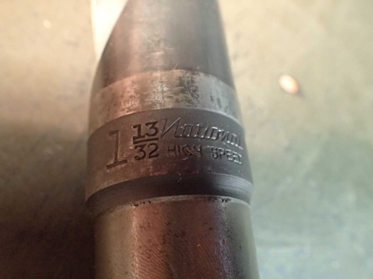 National 1-13/32" 1.4062" HSS Drill Bit 15" OAL Morse Taper #4 Shank MT4 4MT USA - MACHINING EQUIPMENT PARTS