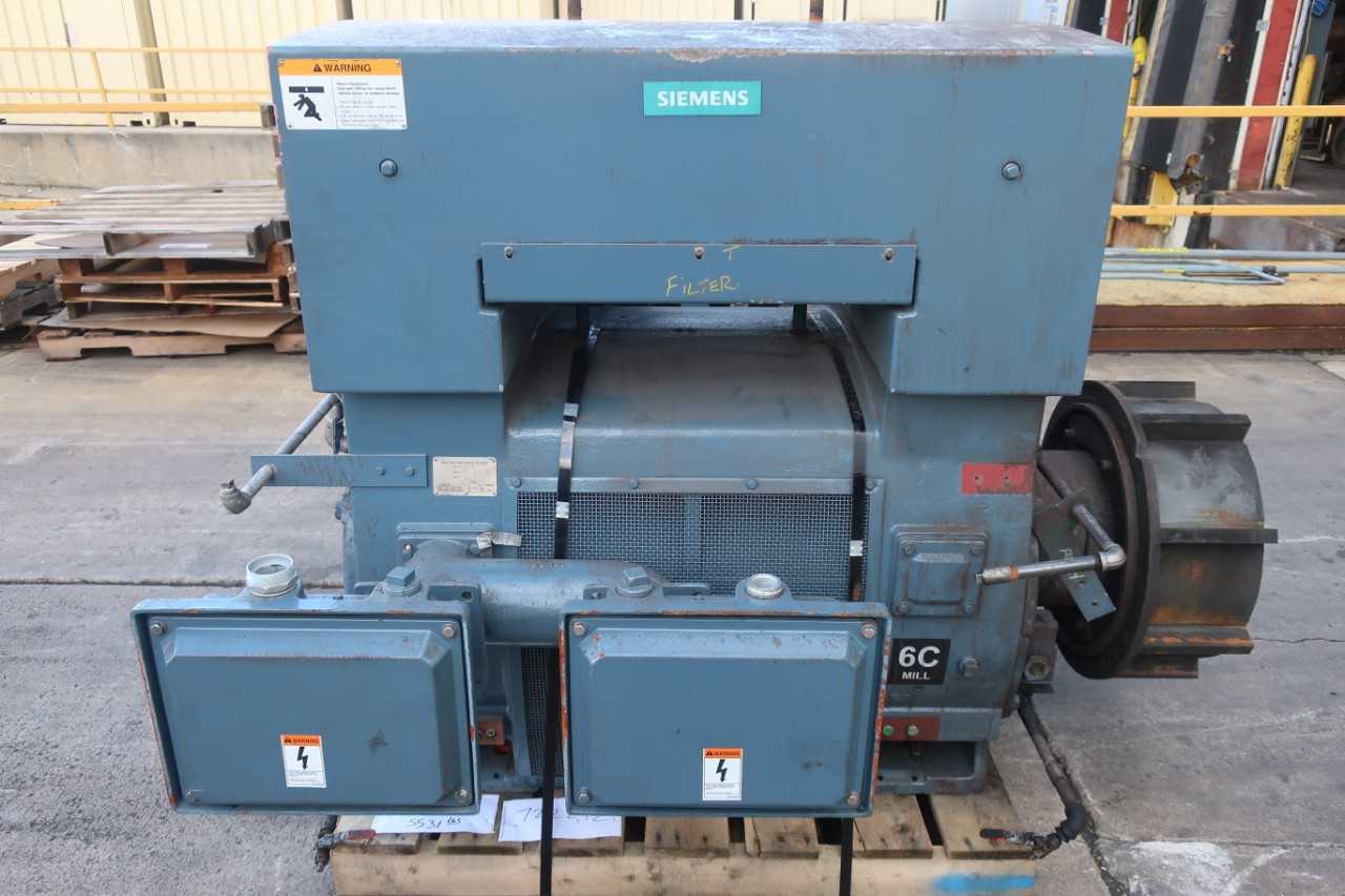 SIEMENS TYPE CG INDUCTION MOTOR 2300V-AC 588Z 400HP 3PH 889RPM - ELECTRIC MOTORS