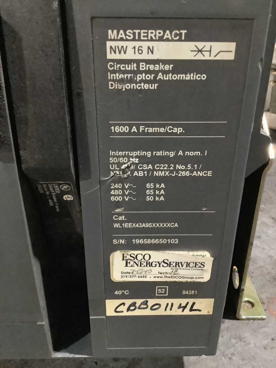Masterpact NW16N Circuit Breakers - CIRCUIT BREAKERS