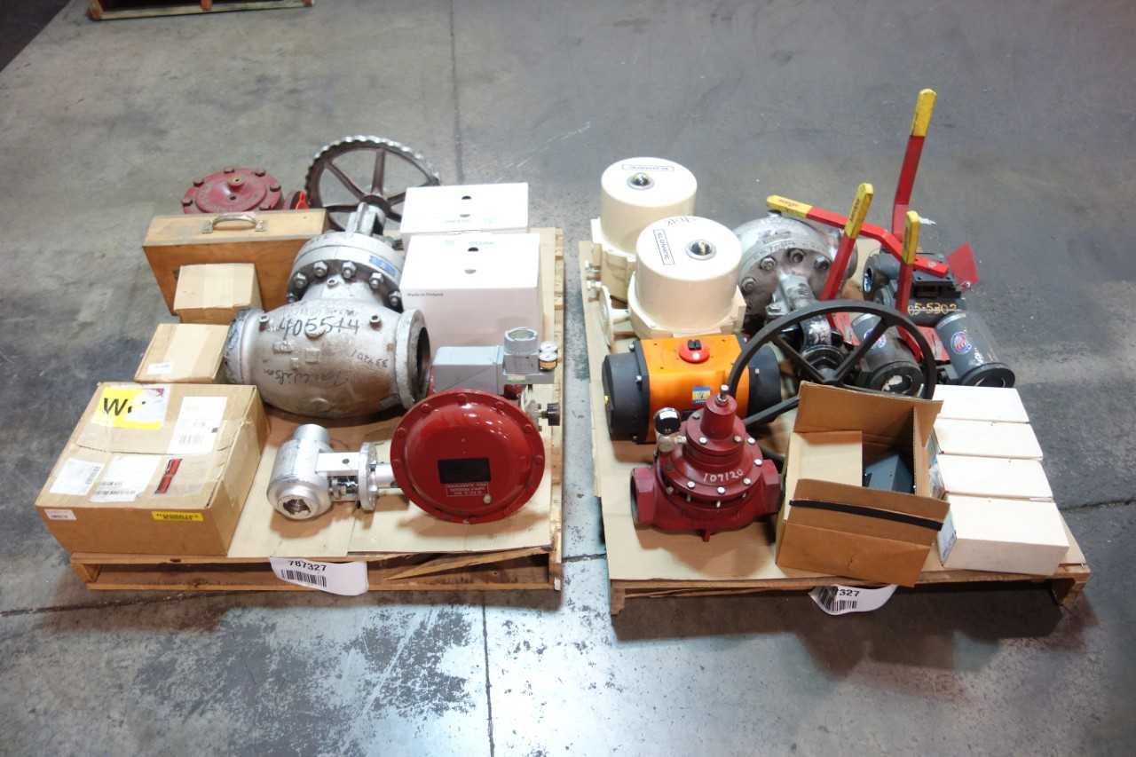 2 PALLETS OF ASSORTED VALVES AND VALVE ACCESSORIES - VALVES