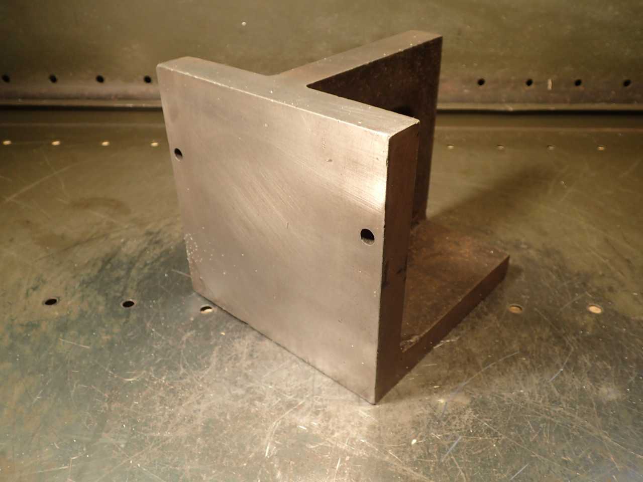 6" x 6" x 6" Cast Right Angle Mill Milling Machinist Set-Up Fixture Block Plate - END MILLS