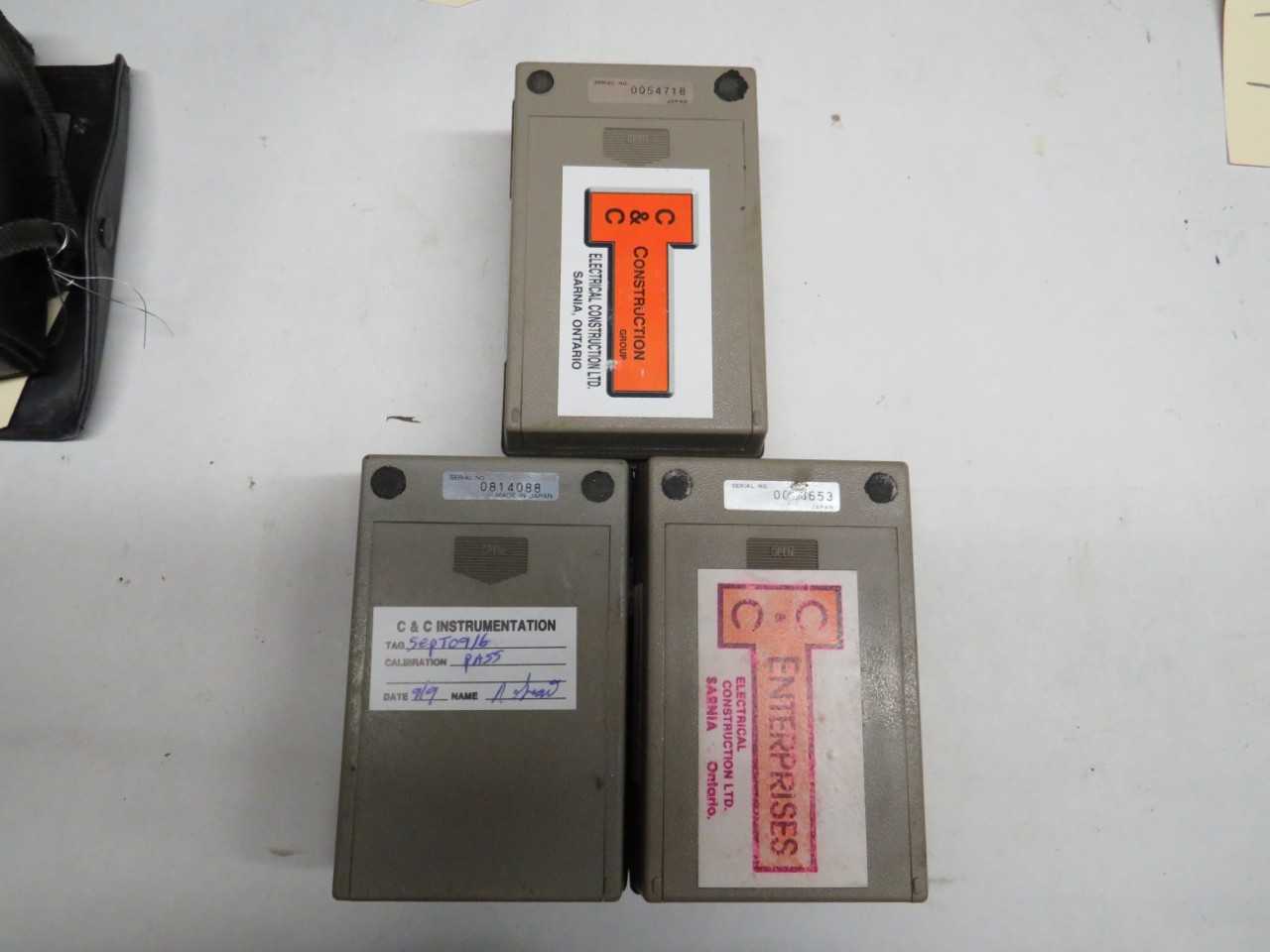 LOT OF 3 KYORITSU 8906 8810 INSULATION TESTER - INSTRUMENTATION