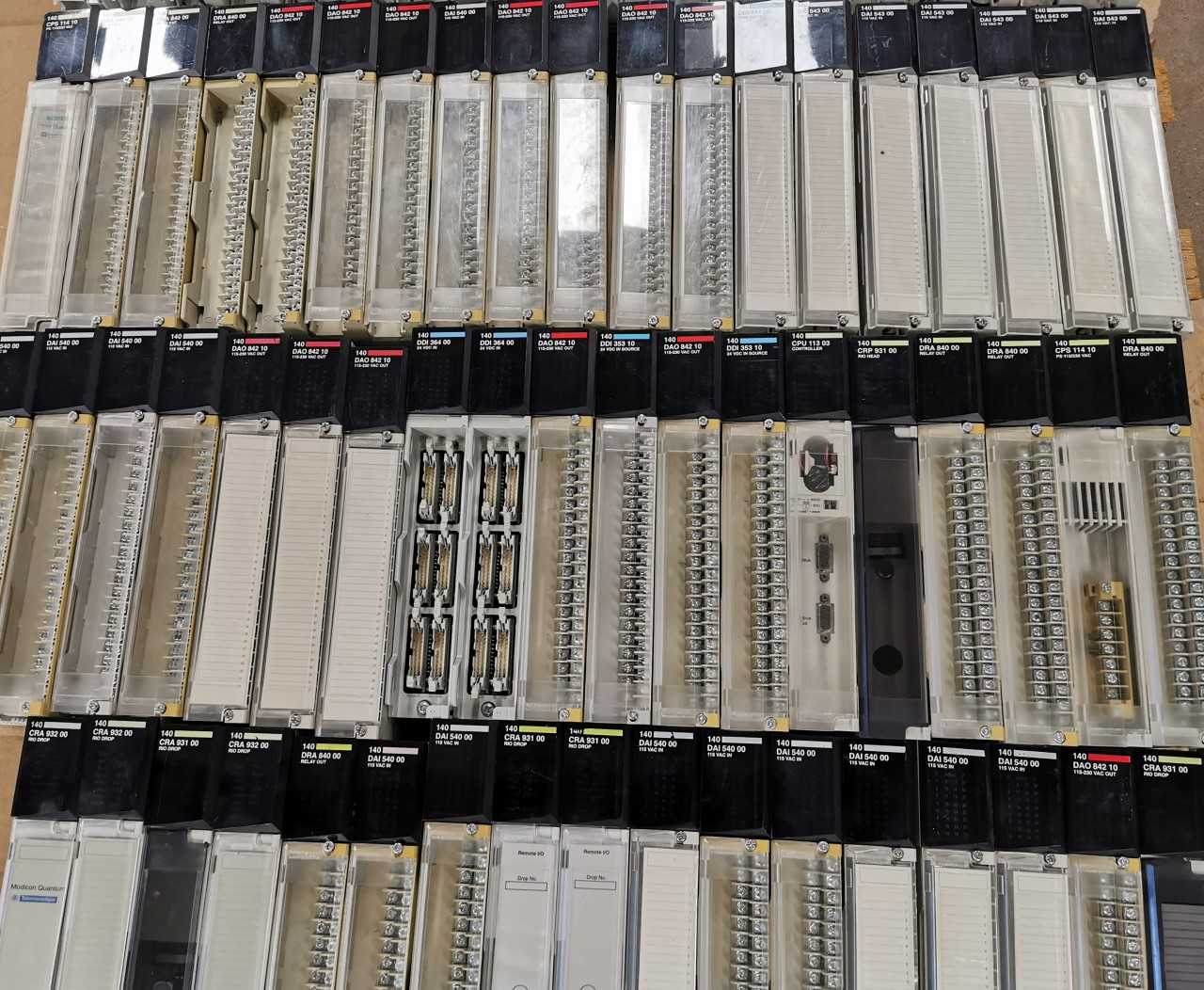 Lot of Schneider Electric PLC Modules - INDUSTRIAL PARTS