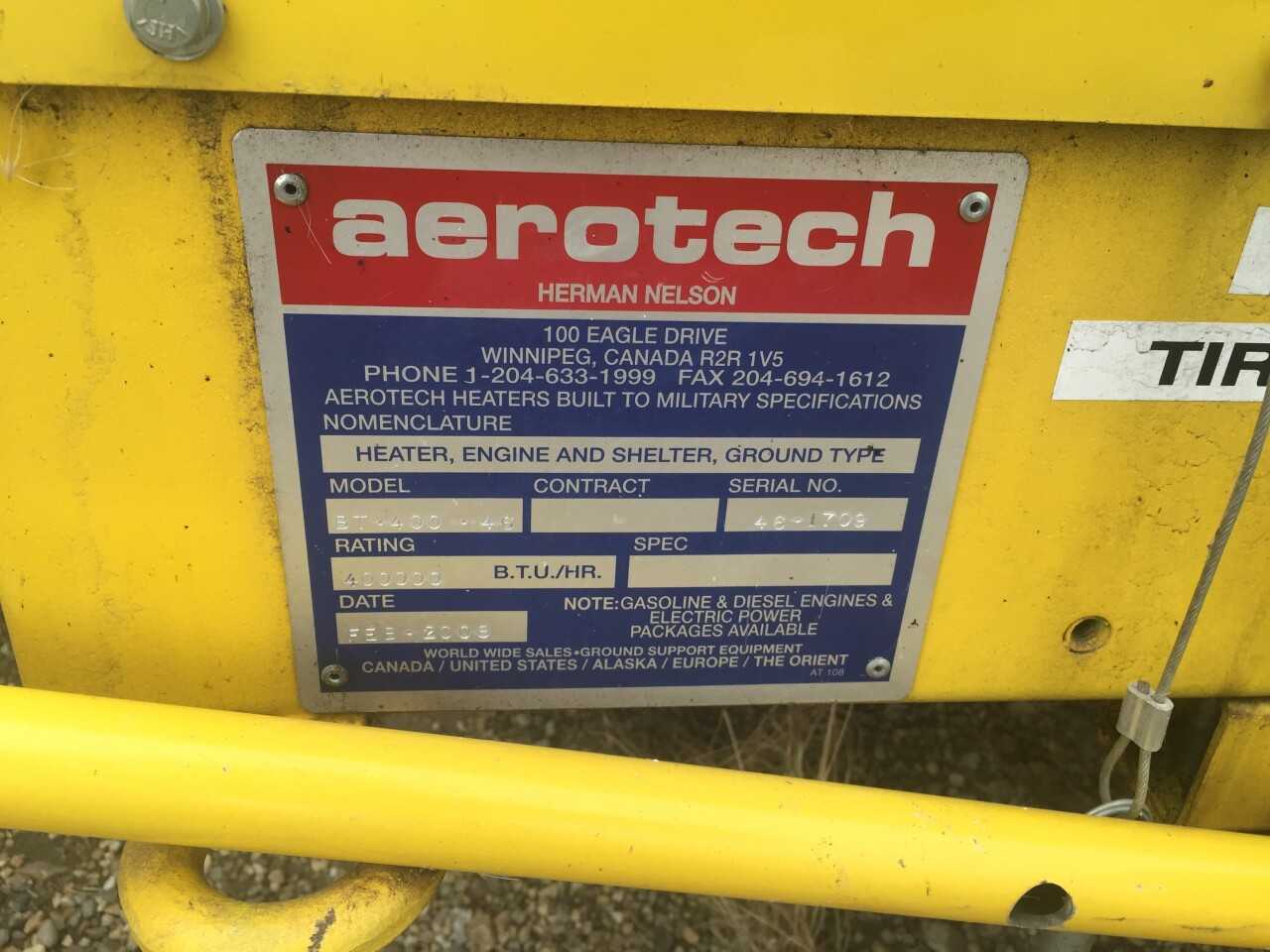 2008 Herman Nelson BT400-46 Indirect Fired Heater - TRAILERS