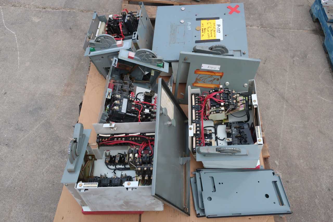 1 PALLET OF ASSORTED ALLEN BRADLEY MCC BUCKETS - MOTOR CONTROL CENTERS