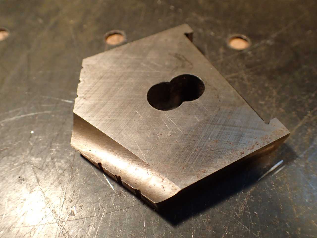 Waukesha 1005-0216F 2-1/4" 2.25" Spade Drill Insert: AMEC Series D HSS - WORKHOLDING
