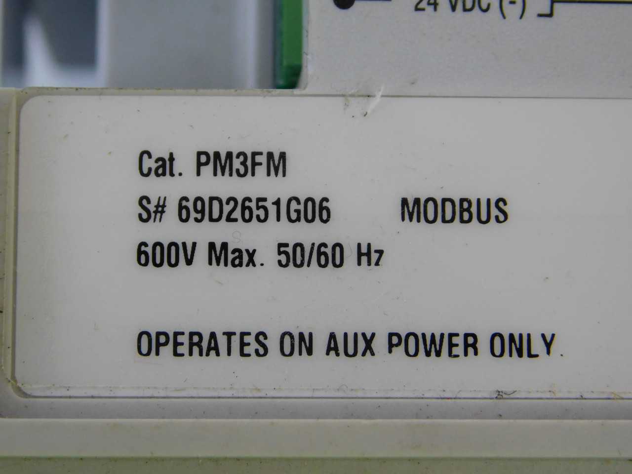Quantity 1 of Eaton PM3FM Power Monitoring Meter Module - AUTOMATION & CONTROLS