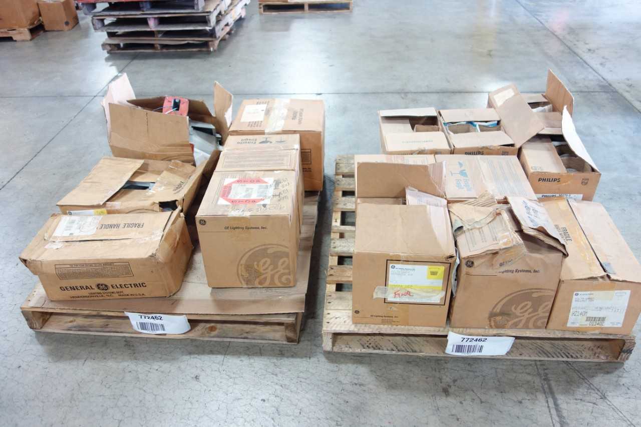 LOT OF ASSORTED BULBS AND FIXTURES - LIGHTING