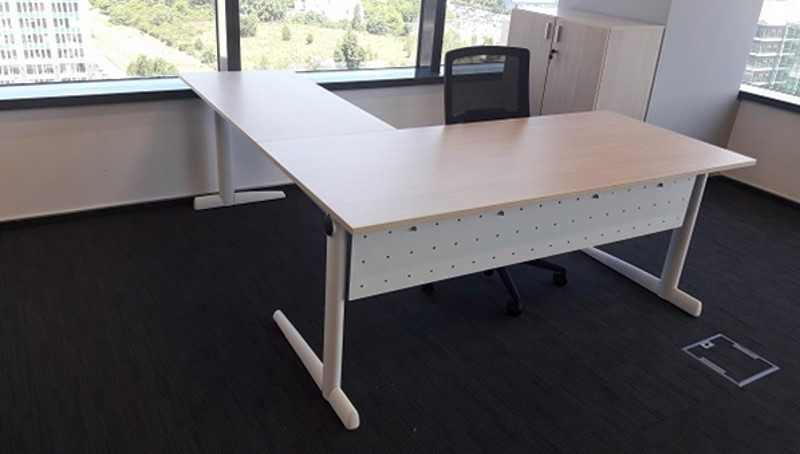 L-Shaped Desk (Includes Vanity Panel) - MISCELLANEOUS