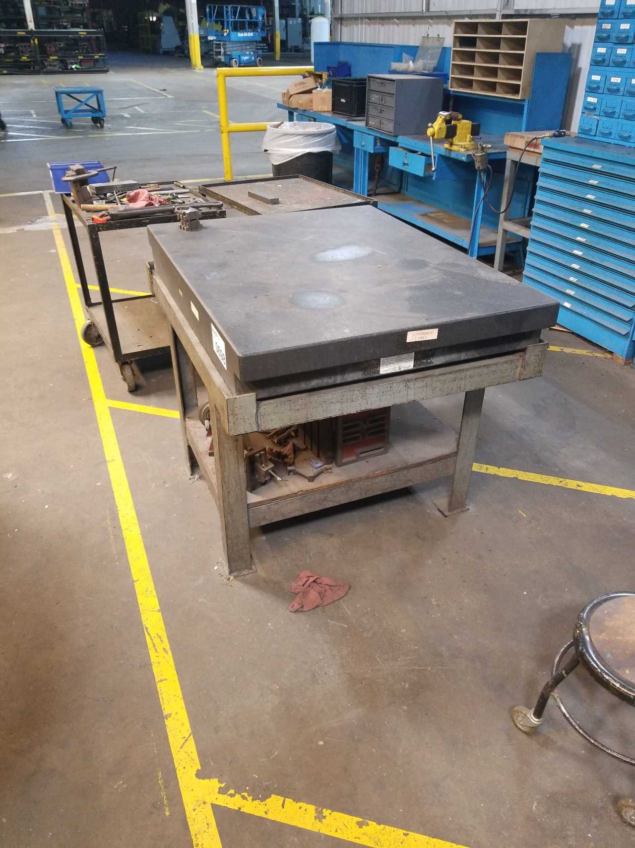 GRANITE SURFACE PLATE 48" X 36" - PLANT & FACILITY