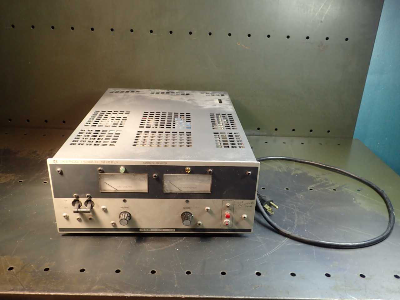 Kepco, ATE75-8M, 0-75V, Variable DC Power Supply: 0-8A, Used in Good Condition - ELECTRICAL COMPONENTS