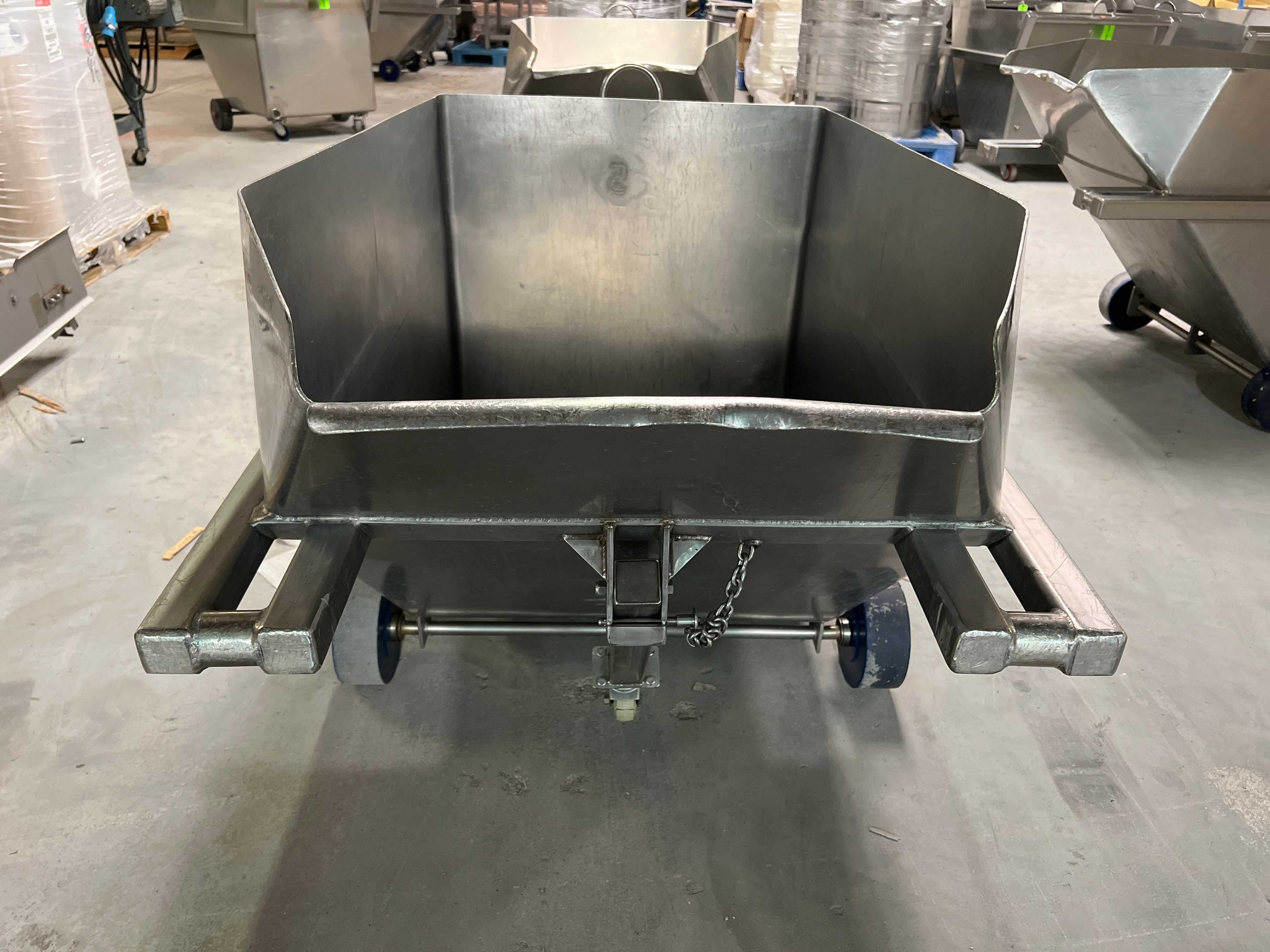 Stainless Steel Dump Cart Hopper