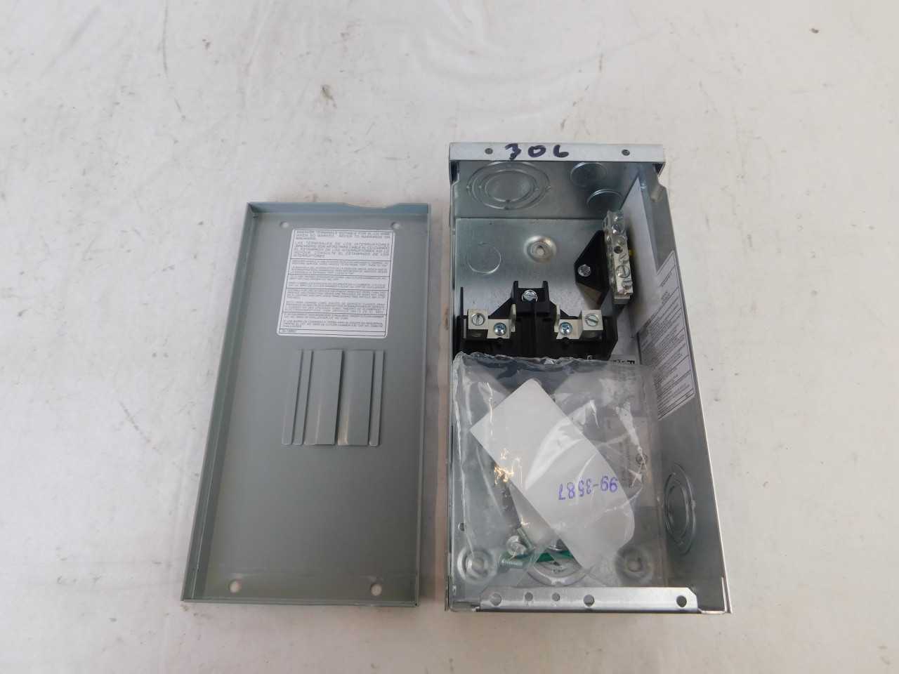 Quantity of 4 Used Eaton BR24L70SP Main Lug Panel BR 4P 70A 120V 4 Cir 2 Sp - ELECTRICAL COMPONENTS