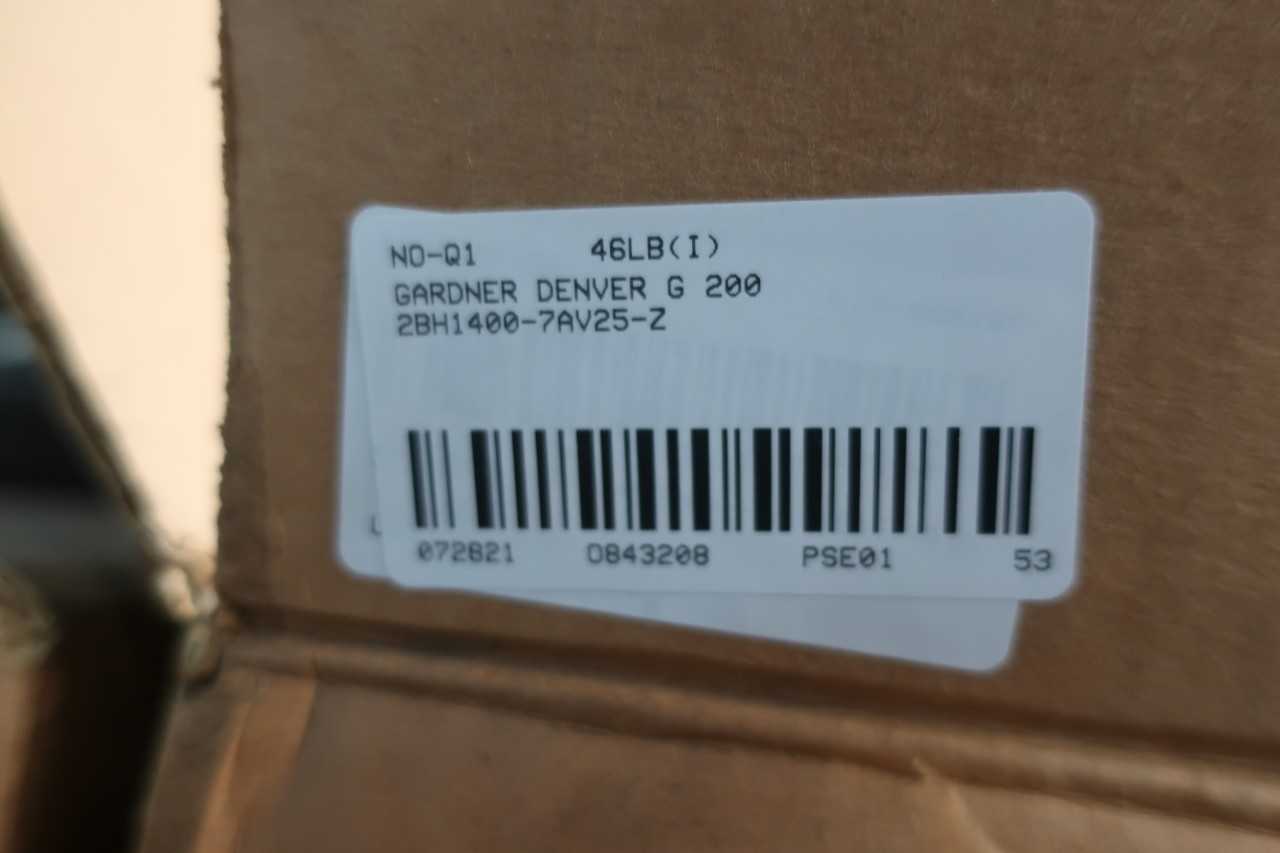 GARDNER DENVER G 200 2BH1400-7AV25-Z VACUUM PUMP 1.3KW 115/230V-AC - VACUUM PUMP