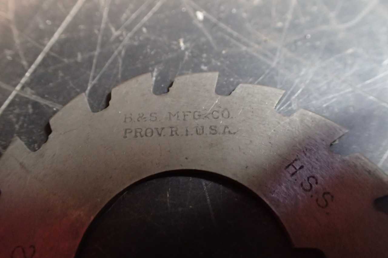 Brown & Sharpe .052" Cir x 2-1/2 x 1" Arbor Hole Convex Mill Milling Cutter - MILLING TOOLS