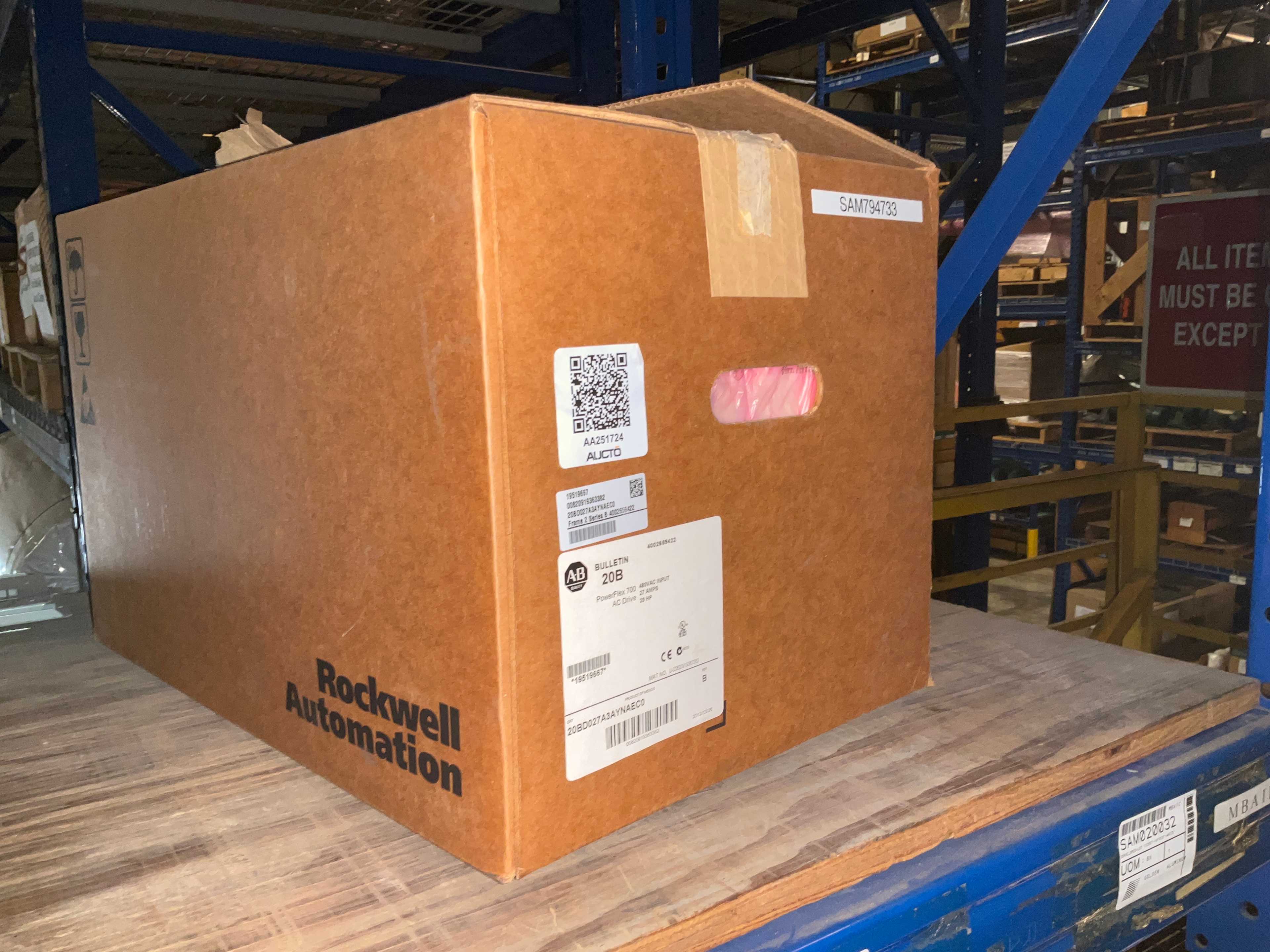 ALLEN BRADLEY CO 20BD027A3AYNAEC0 AC VFD DRIVE - AC VFD DRIVES