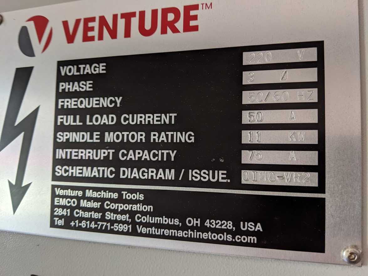 Venture CNC Machining Center - CNC MACHINING CENTERS