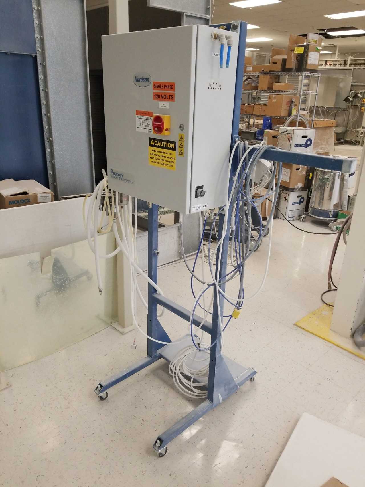 Nordson Model CM & Parker GX385 - POWDER COATING LINE