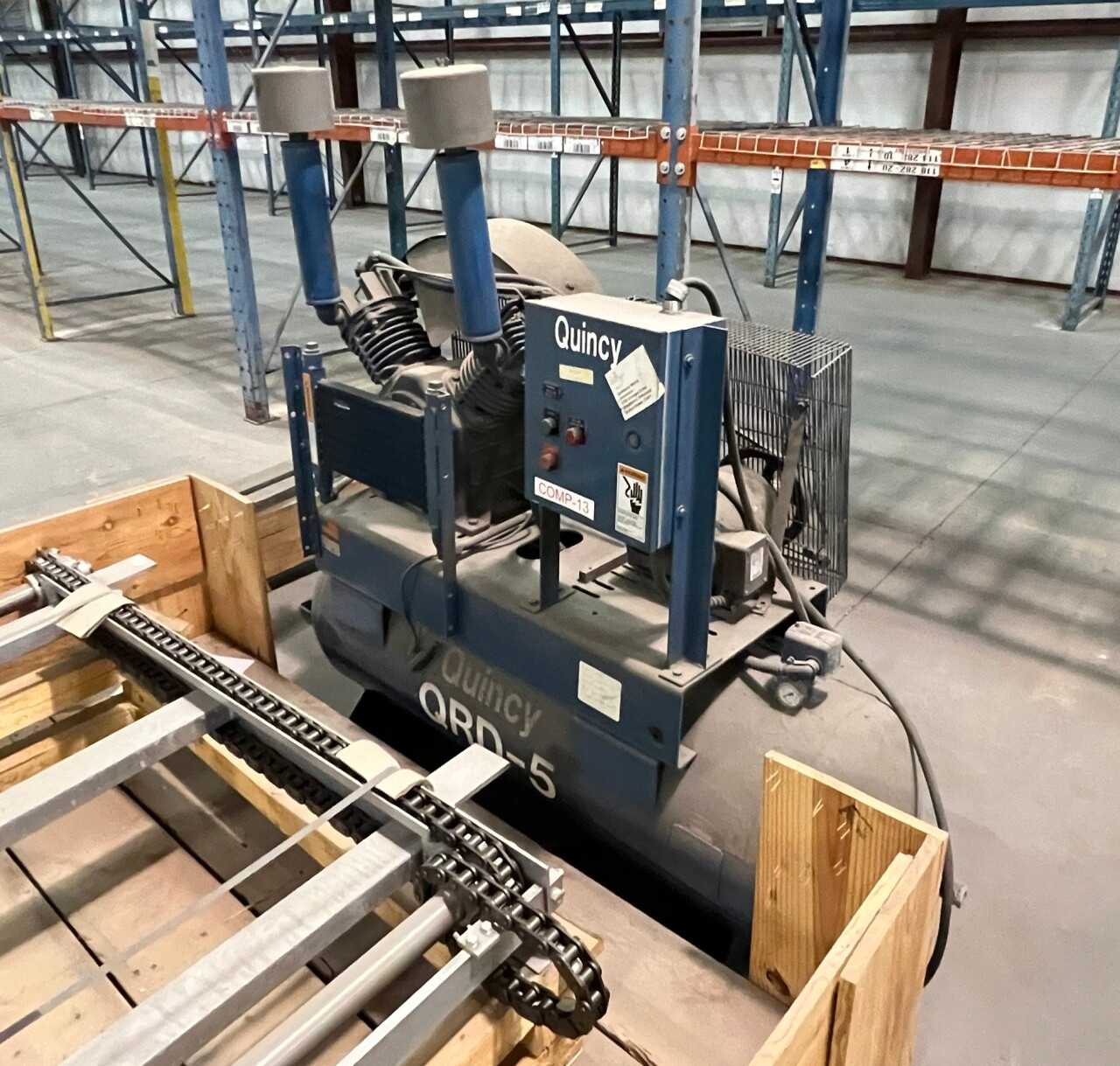 QUINCY MQRD5ST80N AIR COMPRESSOR 5HP 3PH 230/460V (NEW MEXICO) - AIR COMPRESSORS