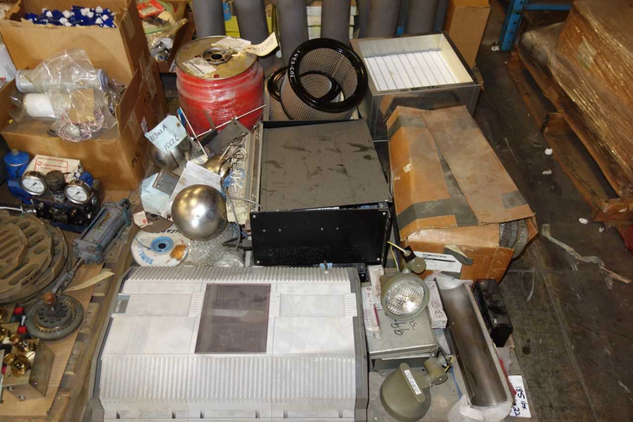 9 PALLETS ASSORTED INDUSTRIAL SURPLUS - ELECTRICAL COMPONENTS