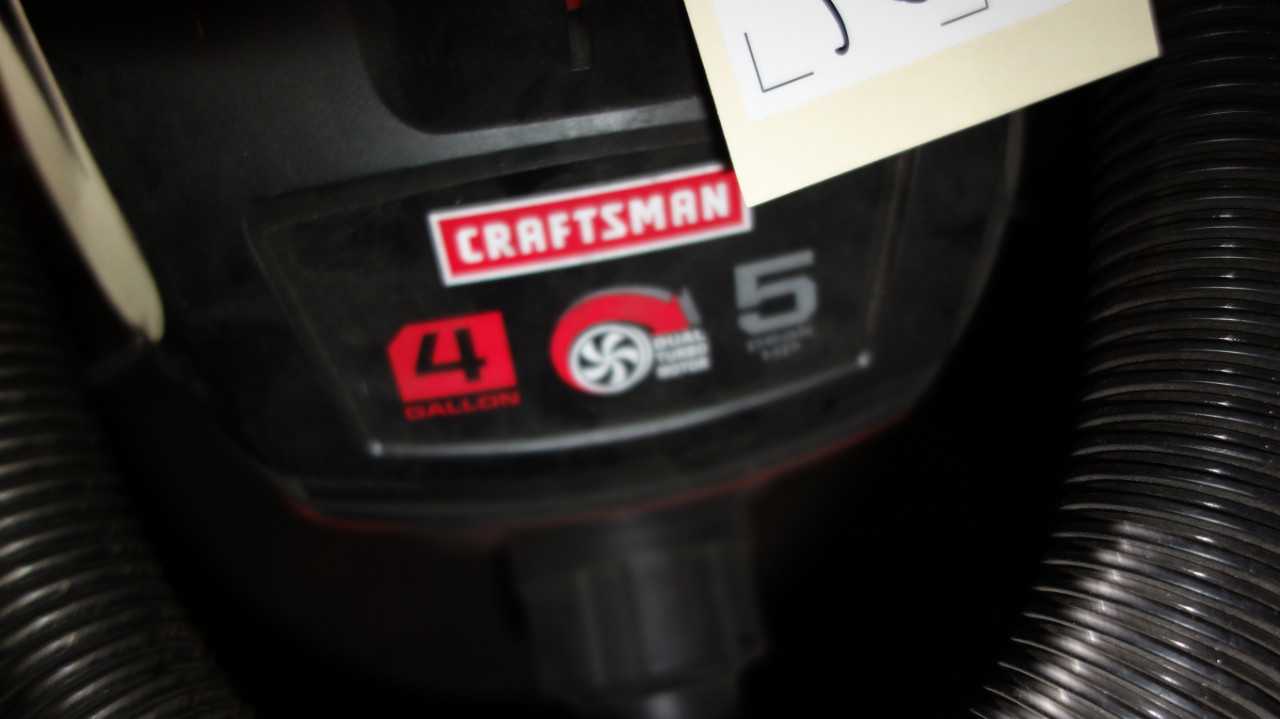 LOT OF 2 CRAFTSMAN SHOP VACS - MISCELLANEOUS