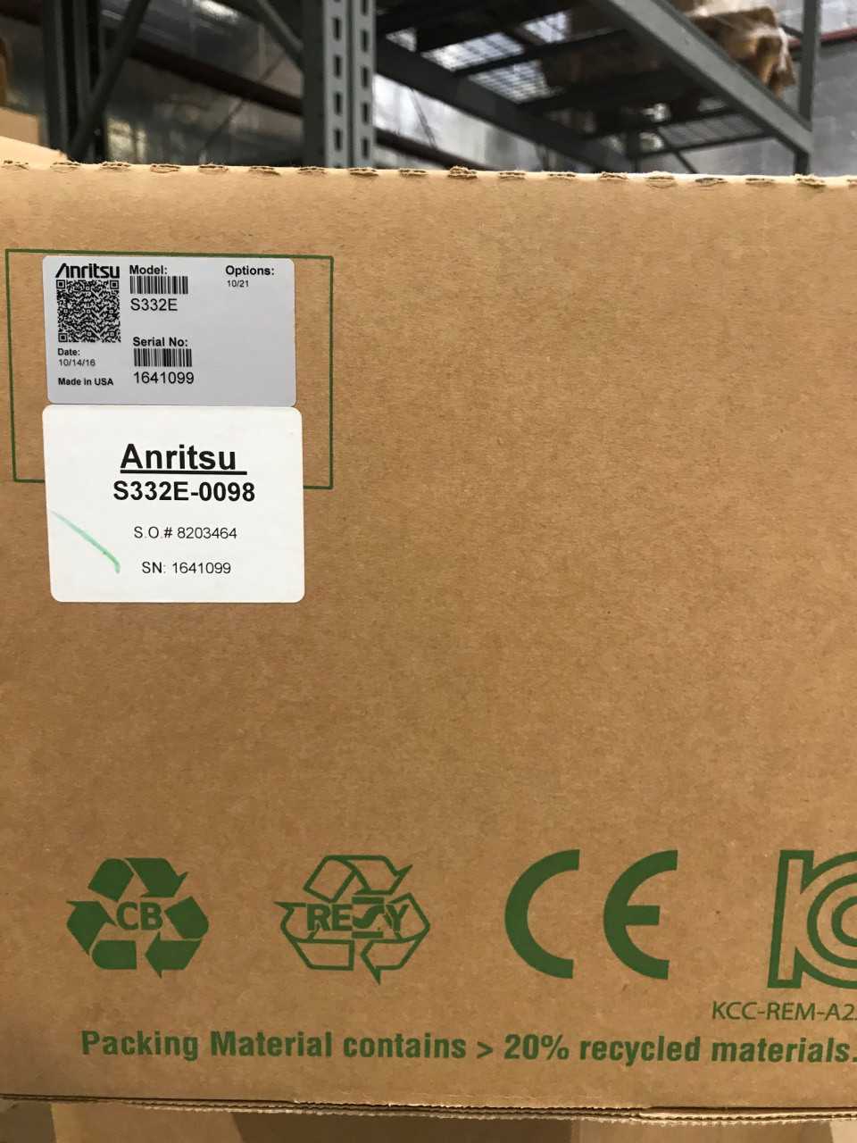NEW Anritsu S332E Site Master Cable and Antenna Analyzer - TELECOMMUNICATION