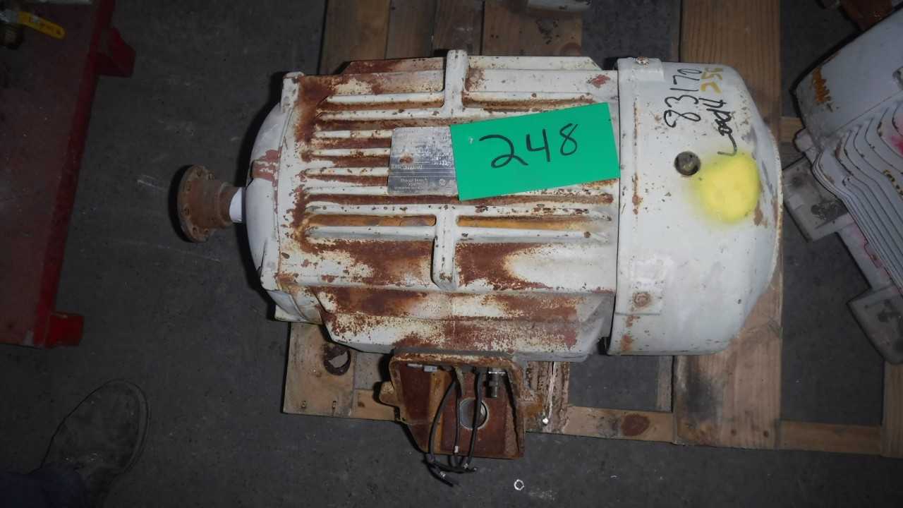 20 HP 1800 RPM 256T Frame GE Motor - ELECTRIC MOTORS