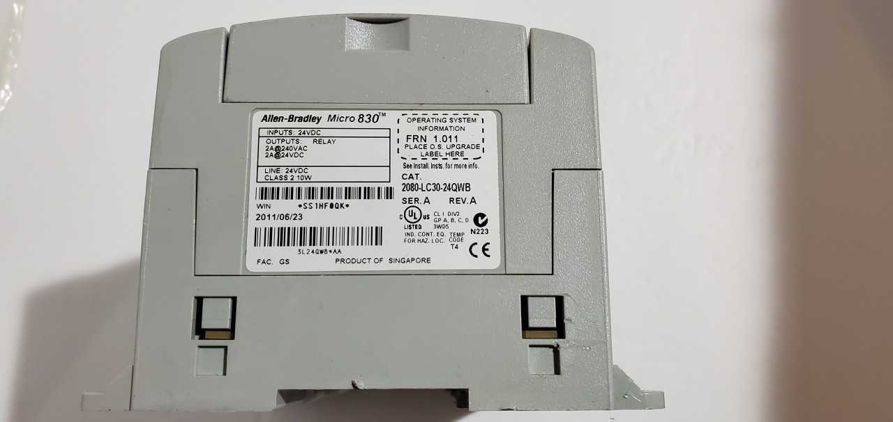 Allen Bradley Micro 830 2080-LC30-24QWB PLC - AUTOMATION & CONTROLS