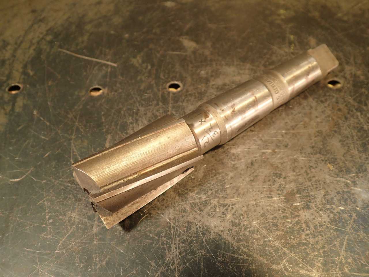 Cleveland Twist Drill 1-5/16" Countersink 3/8 Pilot Hole Morse Taper 3 Shank 3MT - HOLEMAKING TOOLS