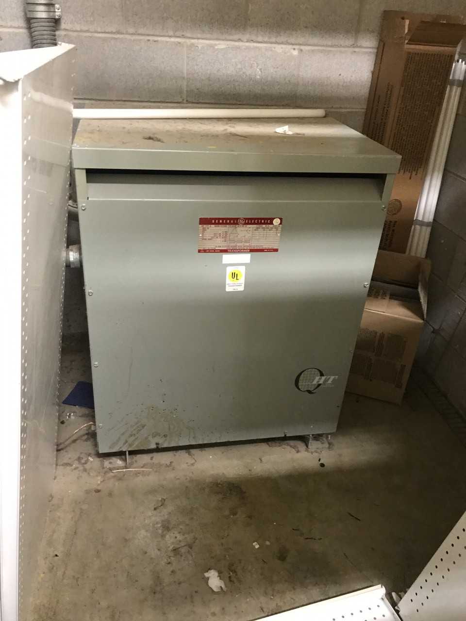 GENERAL ELECTRIC 75KVA DRY TYPE TRANSFORMER - CONTROL TRANSFORMERS
