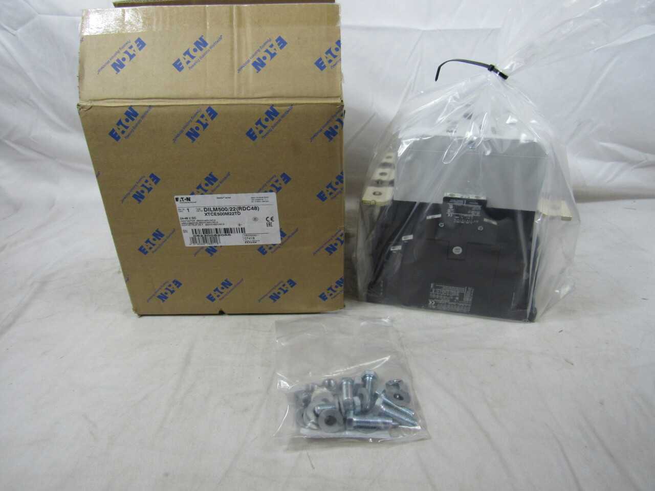 Quantity of 1x XTCE500M22TD Non-Reversing Contactors - CONTACTORS