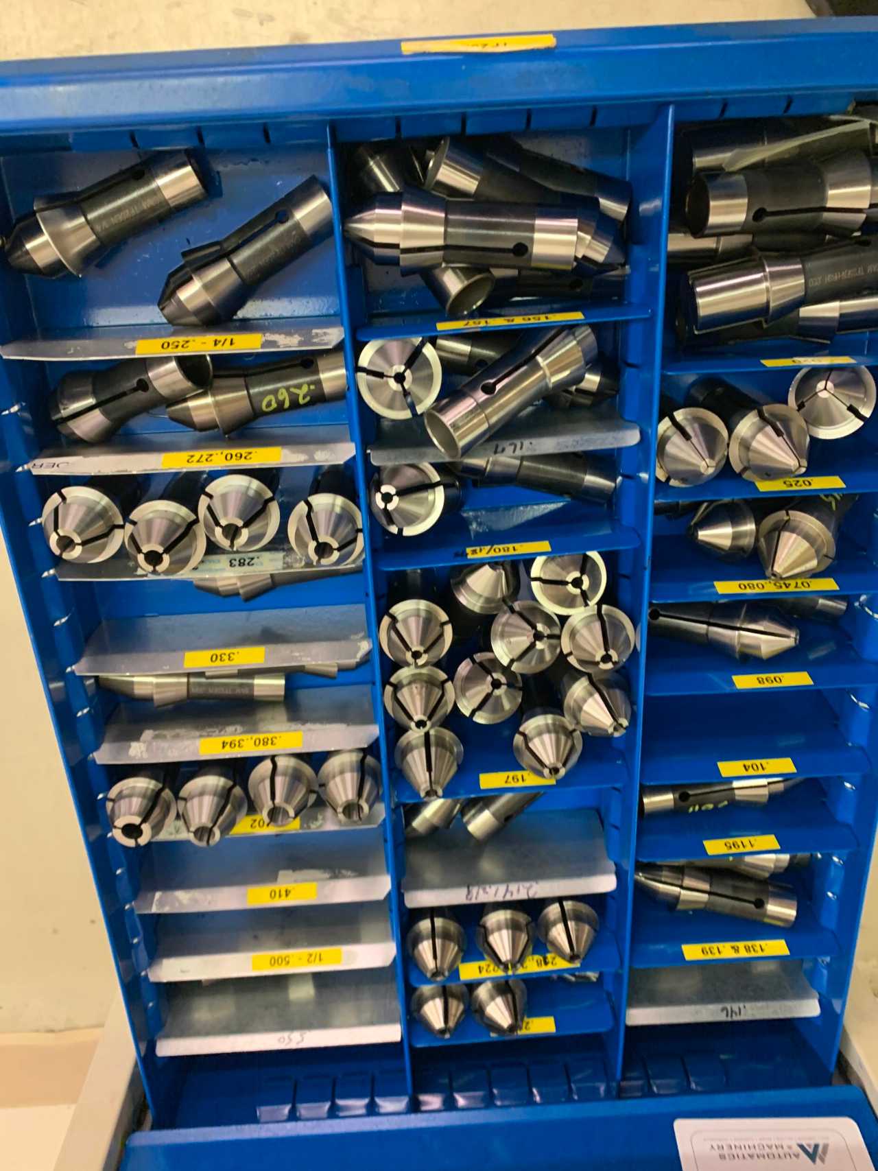 Misc Collets ( No Cabinet ) - TOOL STORAGE