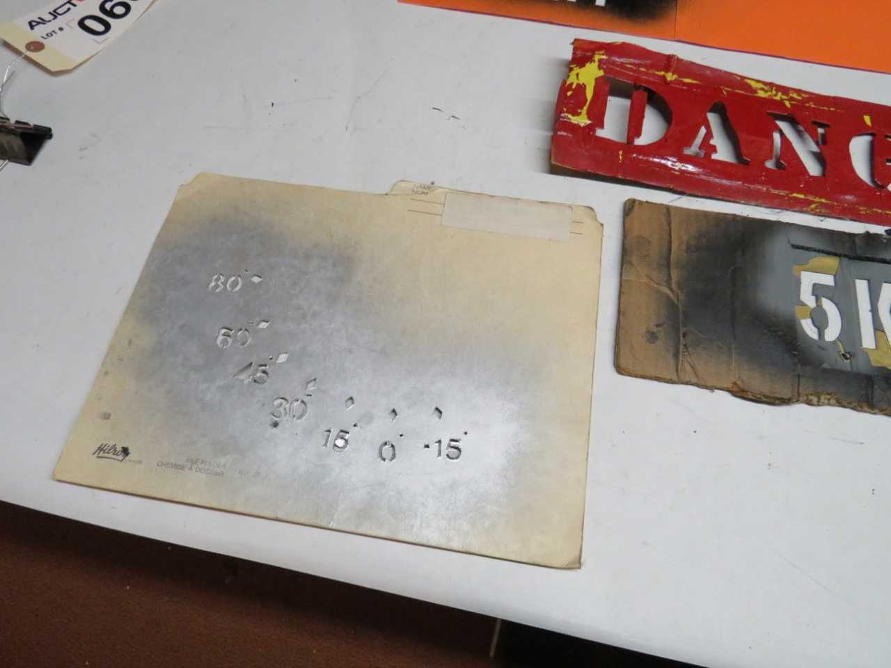 LOT OF ASSORTED STENCILS - MISCELLANEOUS