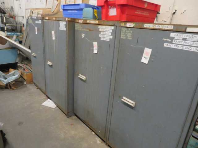 2 Door cabinet w/contents - MISCELLANEOUS