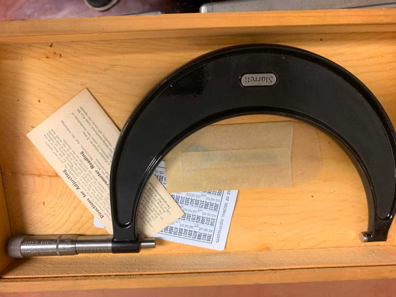 Starrett 5-6" Outside Micrometer - ELECTRIC POWER TOOLS